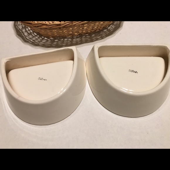 Japanese porcelain divider dishes with basket - Picture 2 of 4